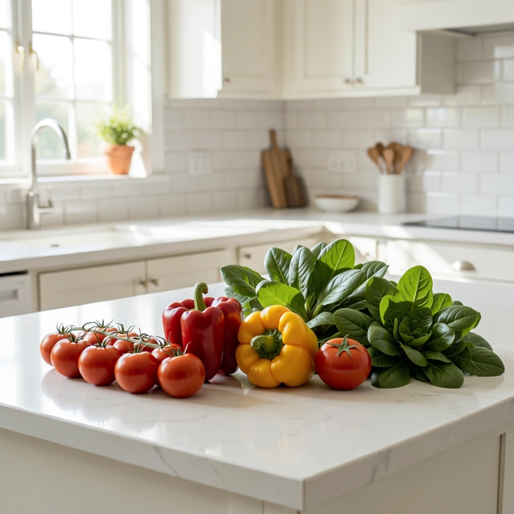 Ingredientes frescos y nutrición